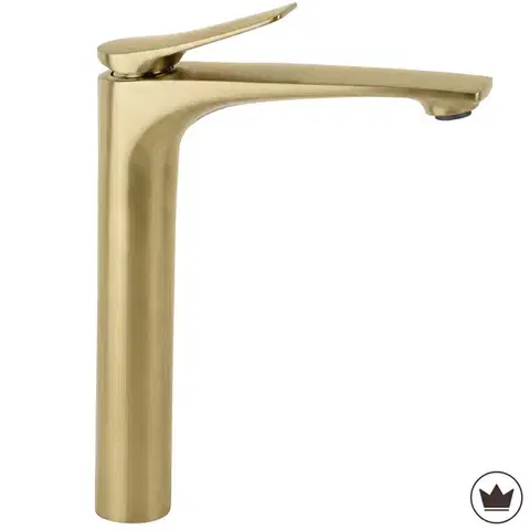 REA Umyvadlová baterie PREMIUM Vision Brush Gold vysoká REA-B6731