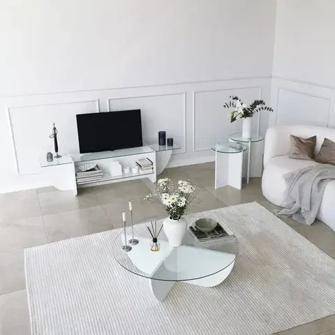 TV stolek Lily TV - White