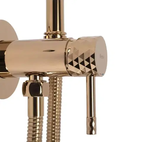 REA Podomítková bidetová baterie LUNGO LOOP Diamond Copper REA-B8971