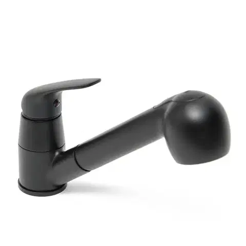 Dřezová baterie Ceramia S-Line Pro s vytahovací sprškou, 2 proudy černá matná SIKOBSLPRO283C SIKOBSLPRO283C