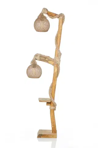 Opviq Stojací lampa Arbor II 140 cm hnědá