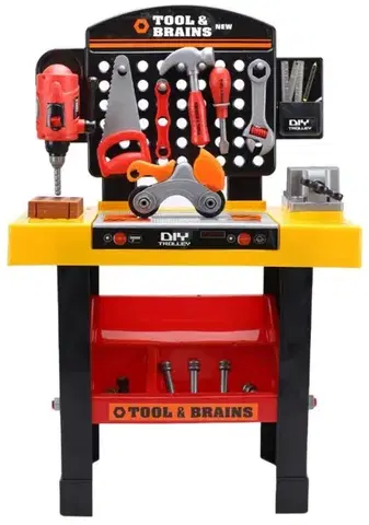MULTISTORE Plastová dílna s nářadím "Tool & Brains" - 39 dílů