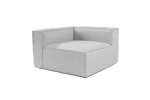 Křeslo / Jednomístná pohovka Fora L1 - Light Grey