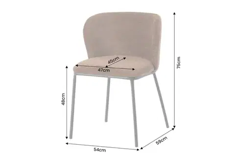 Jídelní židle 2 ks BIAS Dekorhome