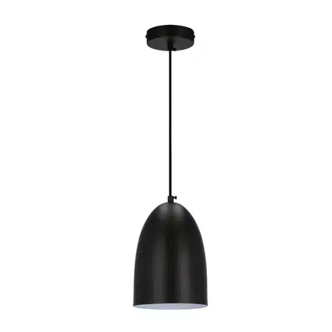 Závěsná lampa Icaro černá 1X40W E27 černé stínidlo