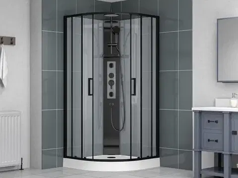 Sprchový box čtvrtkruh 90x90 cm SAT Project  SATPROBOXS90CT SATPROBOXS90CT