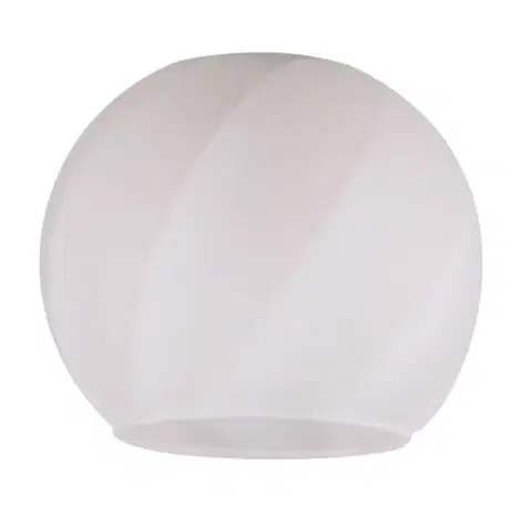 Kulaté skleněné stínidlo bílé E27 pro lampy Alyson