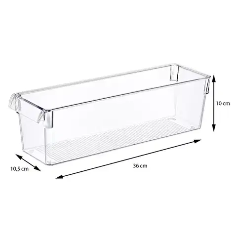 Excellent Houseware Organizér do lednice Nura 10 cm čirý