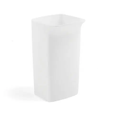 Odpadkový koš ALFRED, 40 l, bílý