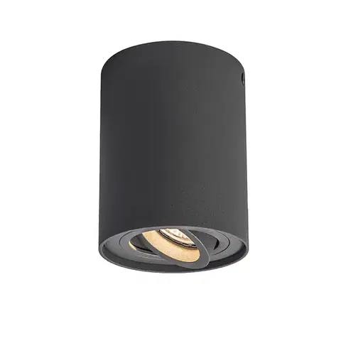 Chytré přisazené bodové svítidlo tmavě šedé, naklápěcí, vč. WiFi GU10 - Rondoo Up