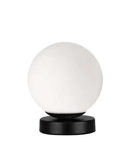 Stolní lampa Calari 1x40W E27 černá s bílým stínidlem, stylová klasická noční lampa do obývacího pokoje, ložnice, pracovna