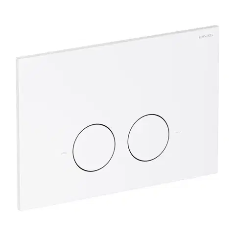 OMNIRES SET: STRONGFRAME Rám do podomítkové instalace + MINIMAL splachovací tlačítko, matná bílá STFWC1M-RWM