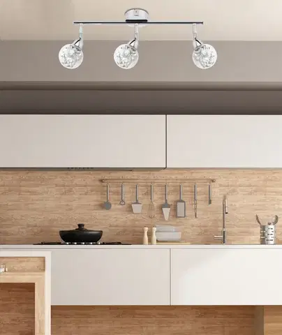 LED stropní svítidlo SMD Bolo chrom