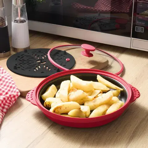 Multifunkční pánev 3 v 1 do mikrovlnné trouby