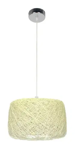 Závěsná stropní lampa Panda e27 krémová