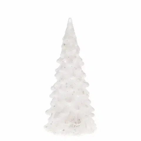 Vánoční LED stromek Douglas bílá, 6,5 x 12 cm