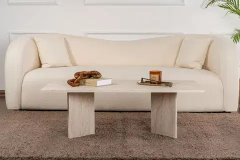 Konferenční stolek Sabin - Travertine