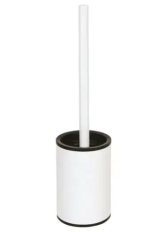 SAPHO X-ROUND WHITE WC štětka na postavení, bílá mat XR306W