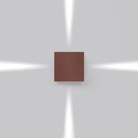 Artemide venkovní nástěnné svítidlo Effetto 14 Square 11 W 220-240 V 3000K 4 úzké paprsky rez
