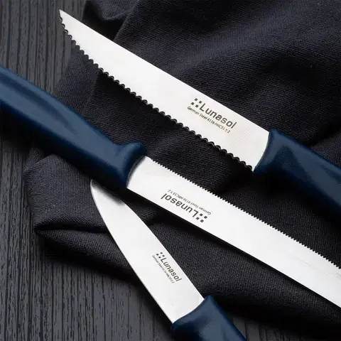 Nůž bez vroubkovaného ostří 7,8 cm — Master Blue - 105639
