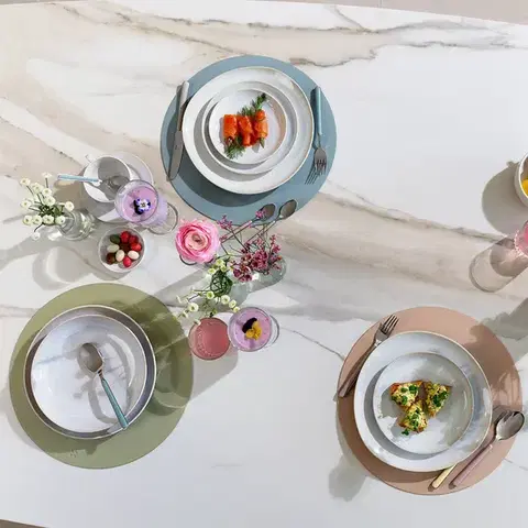 Olivové prostírání ø 38 cm - Elements Ambiente - 593884
