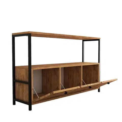 Konzolový stolek Nero v2 - Atlantic Pine, Black