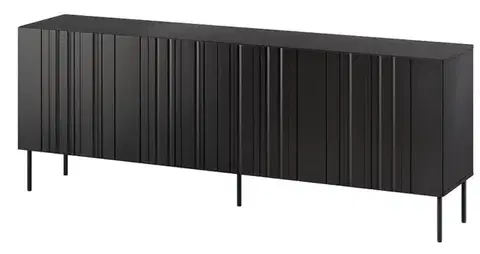 HALMAR Komoda Isla 200 cm I černá