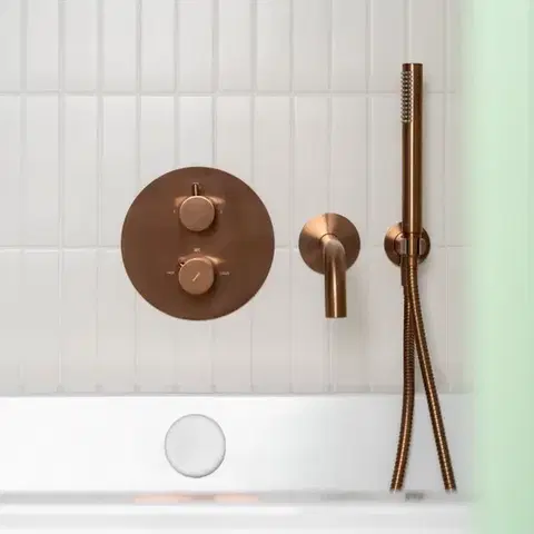 OMNIRES Ruční sprcha, kartáčovaná měď MICROPHONEX-RCPB
