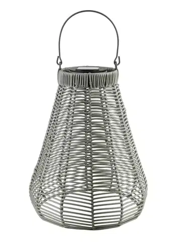 Mondex Solární lucerna SOKKE 33/45 šedá