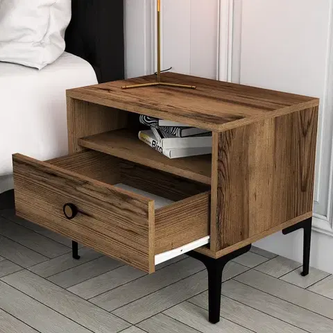 Noční stolek Lizbon Walnut