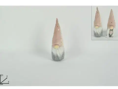 PROHOME - Skřítek vánoční 7x7x21cm různé druhy