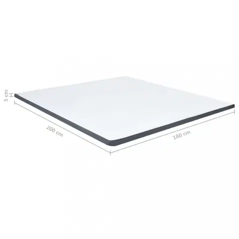Vrchní matrace na postel boxspring Dekorhome