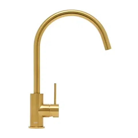 Dřezová baterie SAT Aurum s otočným ramínkem broušená zlatá SATBAUR280BG SATBAUR280BG
