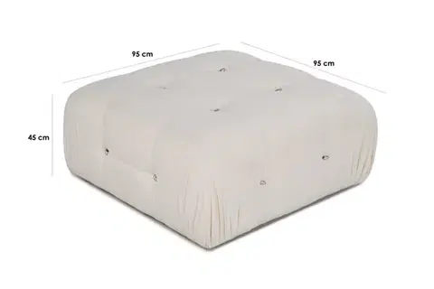 Taburet Bubble Pouffe - Beige