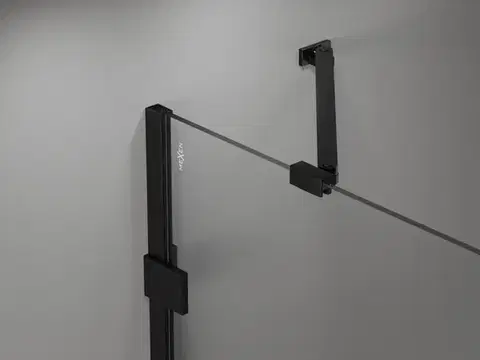 MEXEN UNI konzole úhlová 35 cm 1 ks černá 830-09-70