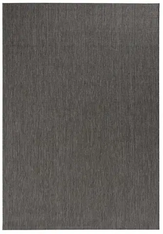 Hanse Home, Kusový koberec Meadow 102729 Anthracite – na ven i na doma, 200x290, šedá, chodba / předsíň