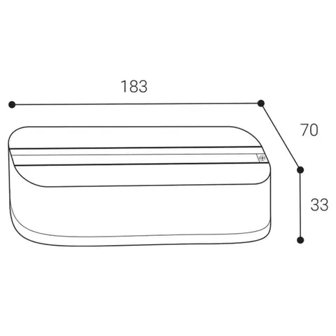 LED2 6361901 ECO TRACK adaptér-S, W bílá