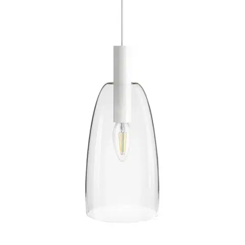 RED - DESIGN RENDL RENDL BELLINI pro tříokr. lištu bílá čiré sklo 230V E14 15W R13814
