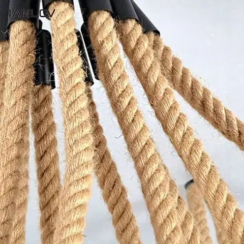TooLight Stropní svítidlo Spider Rope I hnědé