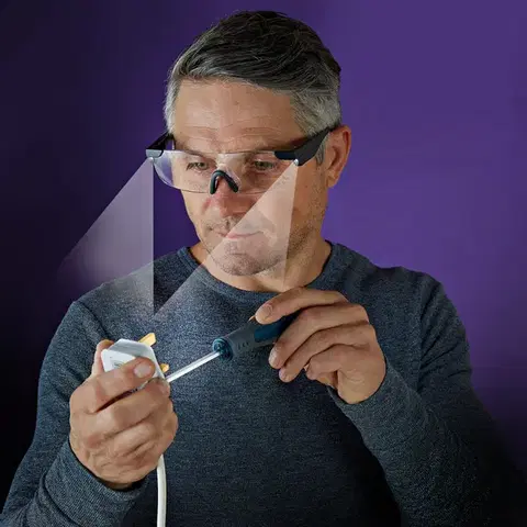 LED zvětšovací brýle