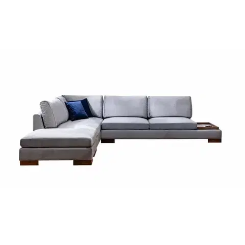 Rohová sedací souprava Tulip Corner Left With Pouf - Dark Grey