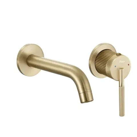 REA Podomítková baterie Argon Gold Brush + BOX REA-B7808