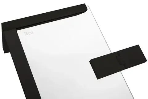 REA/S Sprchová kabina Hugo Black 100x90 KPL-45225