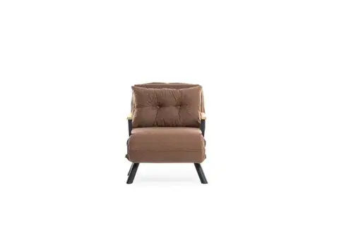 Rozkládací křeslo Sando Single - Light Brown