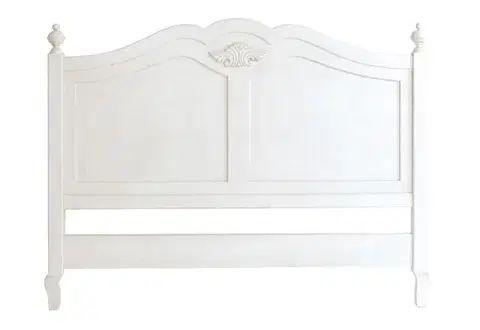 Estila Dřevěné čelo postele Antibes I provence bílé 156cm