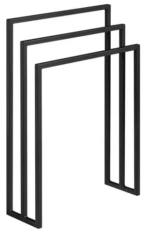 SAPHO SKA stojan na ručníky 550x800x200, černá mat SKA303