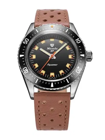 Nivada Grenchen Aquamar Black - Flat Link Bracelet