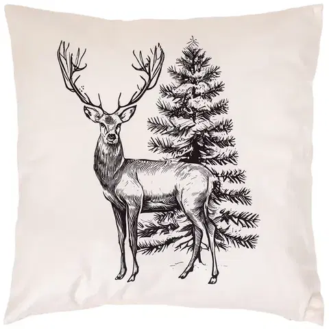 4Home Povlak na polštářek Woodland Stag, 45 x 45 cm