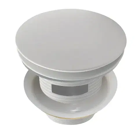 CERANO Vanová výpusť click-clack s přepadem 6/4 " bílá matná CER-437093