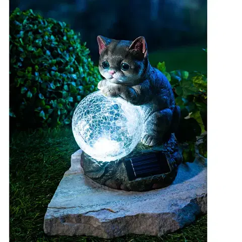Solární lampa Koťátko